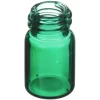 0.625 DRAM GREEN GLASS ROUND VIAL 13-425 NECK FINISH