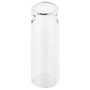 0.5 CLEAR DRAM TYPE 1 GLASS ROUND VIAL CORK NECK FINISH