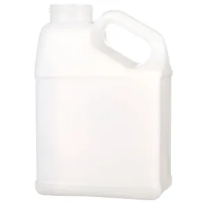 1 GALLON HDPE PLASTIC HANDLED OBLONG F-STYLE