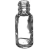 Skip to the beginning of the images gallery SKU 052008 0.5 OZ CLEAR GLASS BOSTON ROUND BOTTLE 18-400 NECK FINISH