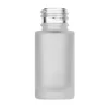 0.5 OZ FROSTED CLEAR GLASS CYLINDER BOTTLE 20 MM SPECIAL NECK FINISH