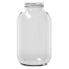 1 GALLON CLEAR GLASS ROUND JAR - 110-400 NECK FINISH