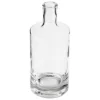 750 ML CLEAR GLASS ROUND JERSEY LIQUOR BOTTLE 21.5 MM BAR TOP NECK FINISH