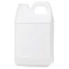 64 OZ WHITE HDPE PLASTIC HANDLED OBLONG F-STYLE JUG 38-400 NECK FINISH