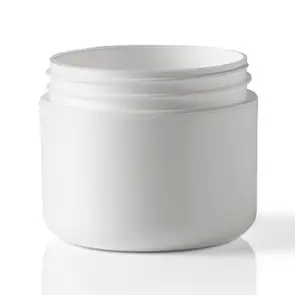 2 OZ WHITE PP PLASTIC DOUBLE WALL JAR 58-400 NECK FINISH