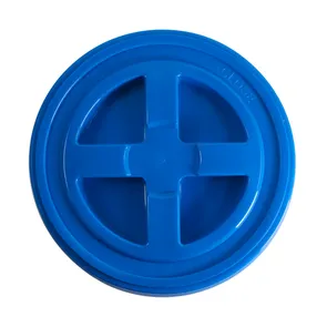 BLUE HDPE PLASTIC ROUND PAIL TWISTER LID FOR 5 GALLON PAIL