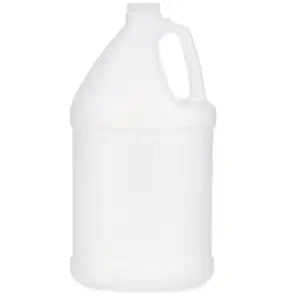 1 GALLON NATURAL HDPE PLASTIC HANDLED INDUSTRIAL JUG 38-400 NBO NECK FINISH