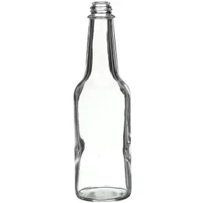 10 OZ CLEAR GLASS WOOZY BOTTLE 24-414 NECK FINISH