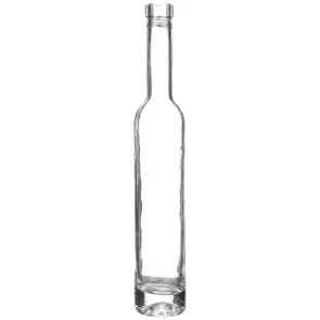 375 ML CLEAR GLASS ROUND ICE WINE NIAGARA BOTTLE 18.5 MM BAR TOP NECK FINISH