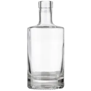 375 ML CLEAR GLASS LONG NECK JERSEY BOTTLE 18.5 MM BAR TOP NECK FINISH