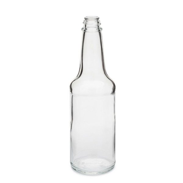 10 oz Clear Glass Hot Sauce Bottles