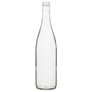 750 ml Flint Hock Wine Bottles, Cork Finish