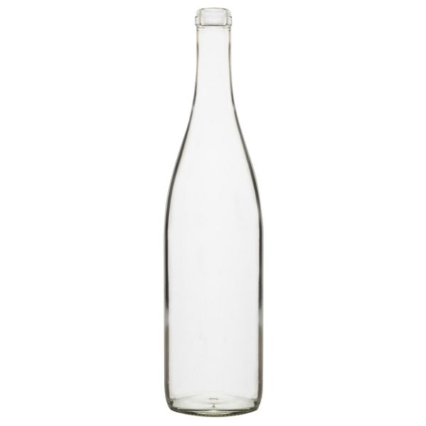 750 ml Flint Hock Wine Bottles, Cork Finish