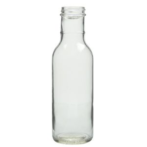 2 oz Clear Glass Ring Neck Dressing & Sauce Bottles