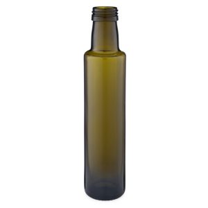 3.4 oz Green Glass Dorica Oil Bottles (Cap Not Included)