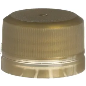 28-350 Gold PP Plastic Tamper Evident Linerless Closure