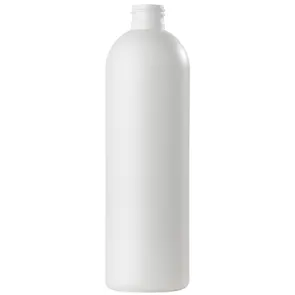 12 oz White HDPE Plastic Bullet Bottle 24-410 Neck Finish